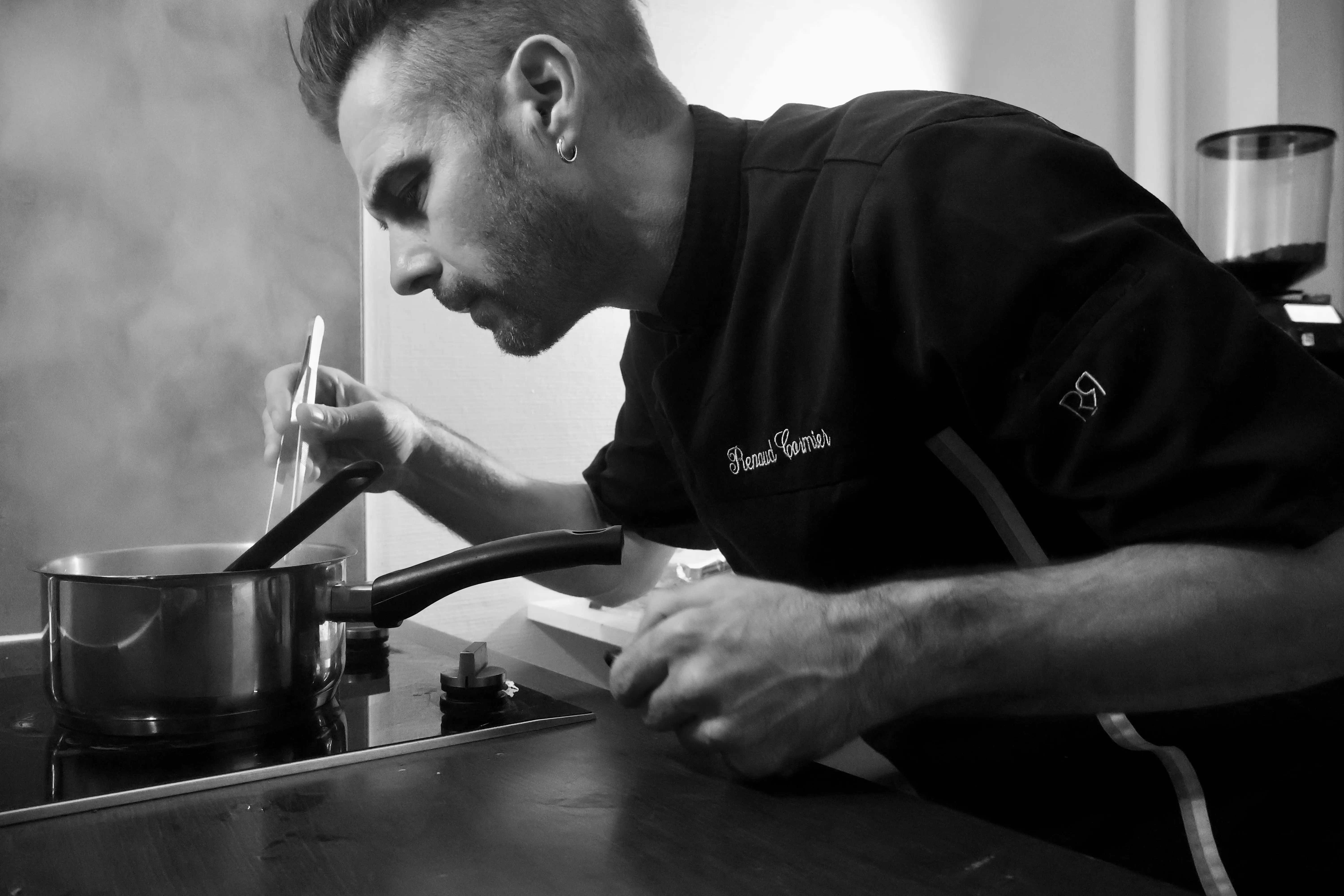 image of plated gourmet dish (for a fine dining restaurant)